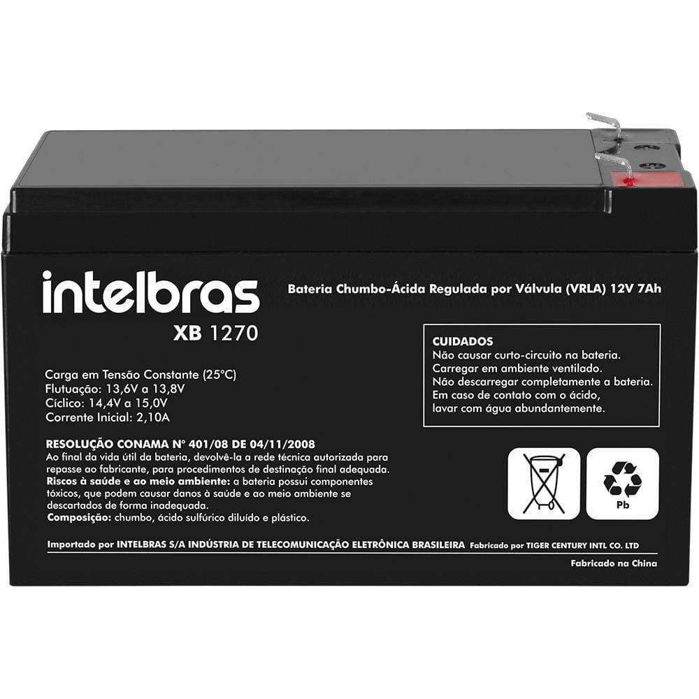 Bateria para Nobreak VRLA XB 1270 48210000 - Intelbras
