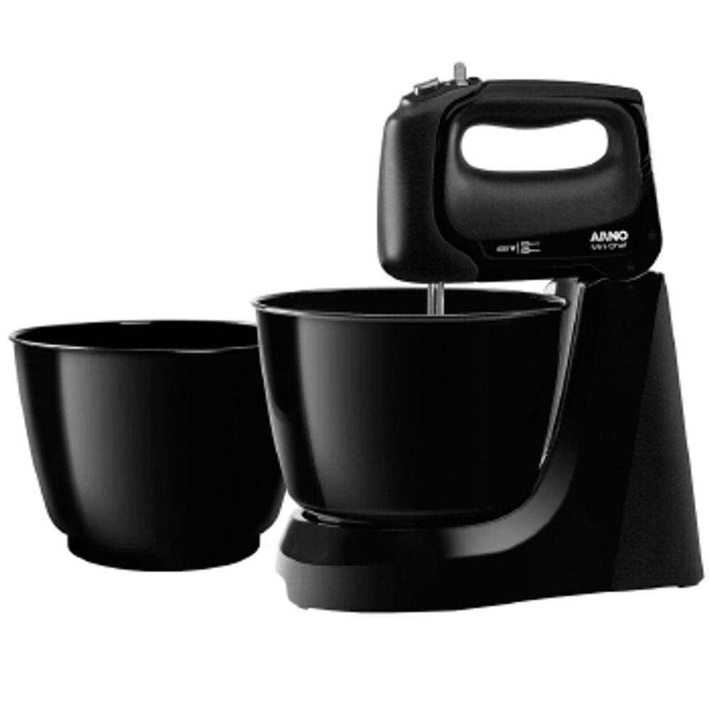 Bat ARNO Mini CHEF 2 Tigelas 400W 4L - HM11 Preto 110 VOLTS