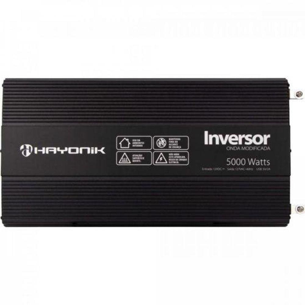 Inversor de ONDA Modificada 5000W 12VDC/127V Hayonik