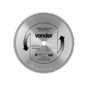 Lamina Serra Circular 355Mm 14 80D Multicorte 4675355080