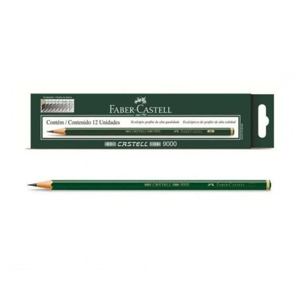 Caixa De Lápis 9000 2 B Faber Castel 12 Unid