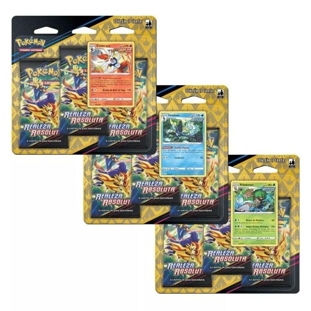 Jogo de Cartas Pokémon - Blister Quadruplo - EE - Estrelas