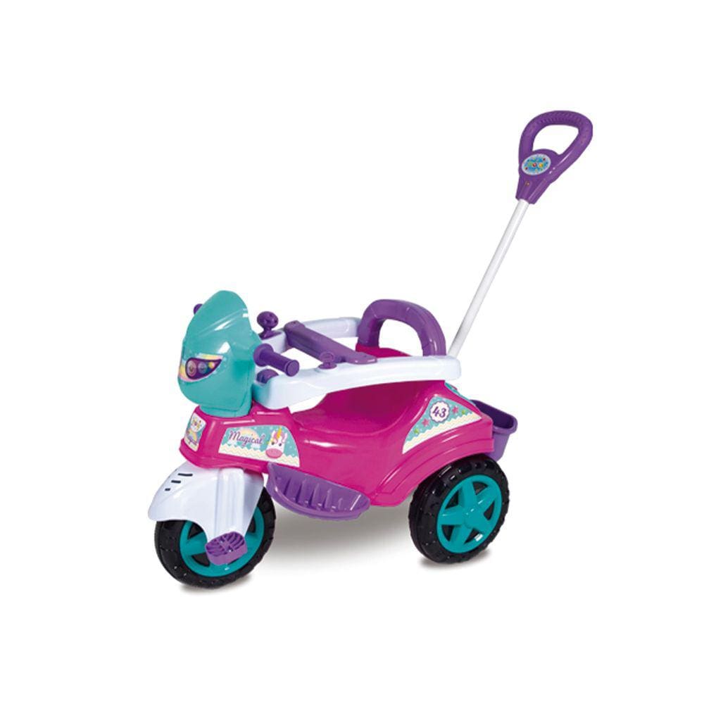 Motoca Totoca Carrinho Moto Infantil Menina Passeio Rosa Calesita Triciclo  Overlar: Produtos para sua casa, móveis, tecnologia, brinquedos e  eletrodomésticos