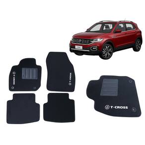 Tapete Carpete 6Mm Volkswagen T-Cross 2021 2022 2023