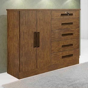 Cômoda Sapateira 5 Gavetas Ypê Cronus D`Doro