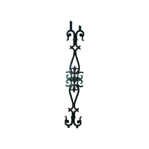 Grade de Ferro Fundido Flor de Liz 1 Grau Varanda 84x14cm
