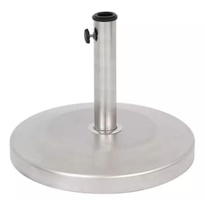 Base De Guarda Sol Ombrelone Aço Inox 25kg - Premium Deluxe