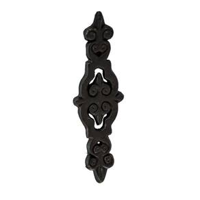 Florão Ornamento Grade em Ferro Fundido Decoração N02 27x8cm