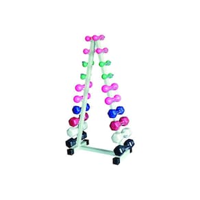 Suporte Halteres Modelo a para 10 Pares Academia Musculação