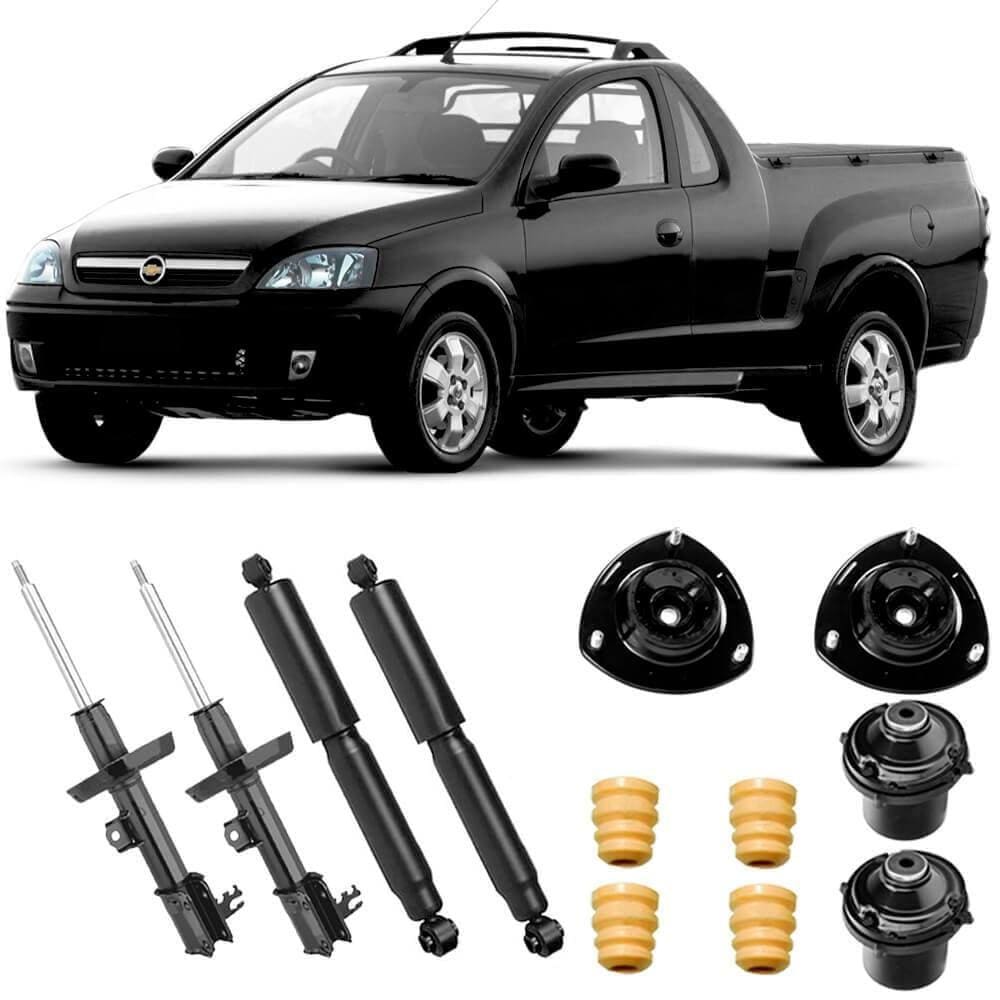 Kit 4 Amortecedor Montana 2003 A 2009 Diant Tras