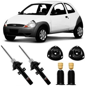 2 Amortecedor Ford Ka 97 A 2007 Dianteiro Cofap E Kit