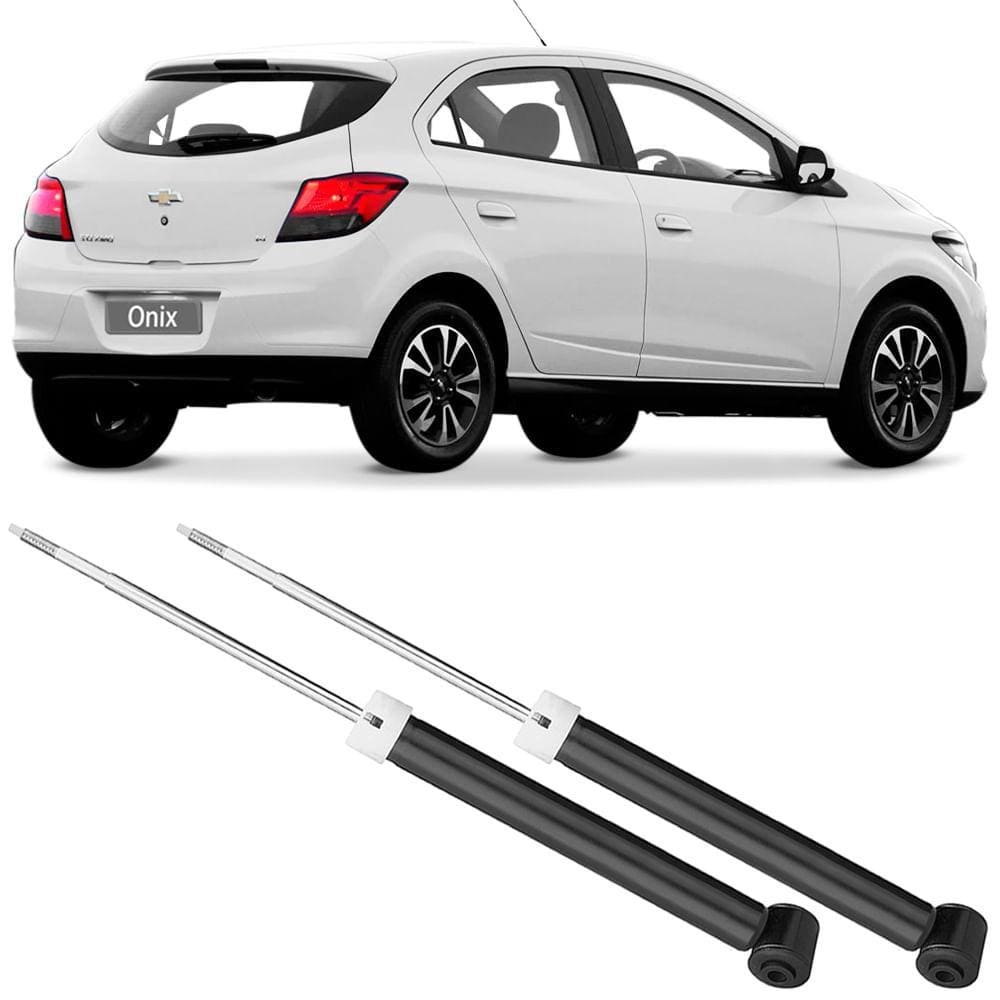 2 Amortecedor Onix 2012 A 2019 Traseiro Le Ld Nakata