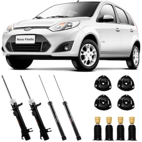 4 Amortecedor Fiesta Hatch 2003 A 2014 Diant Tras Cofap Kit