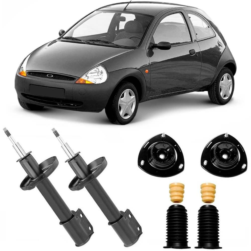 2 Amortecedor Ford Ka 97 A 2007 Dianteiro Nakata E Kit