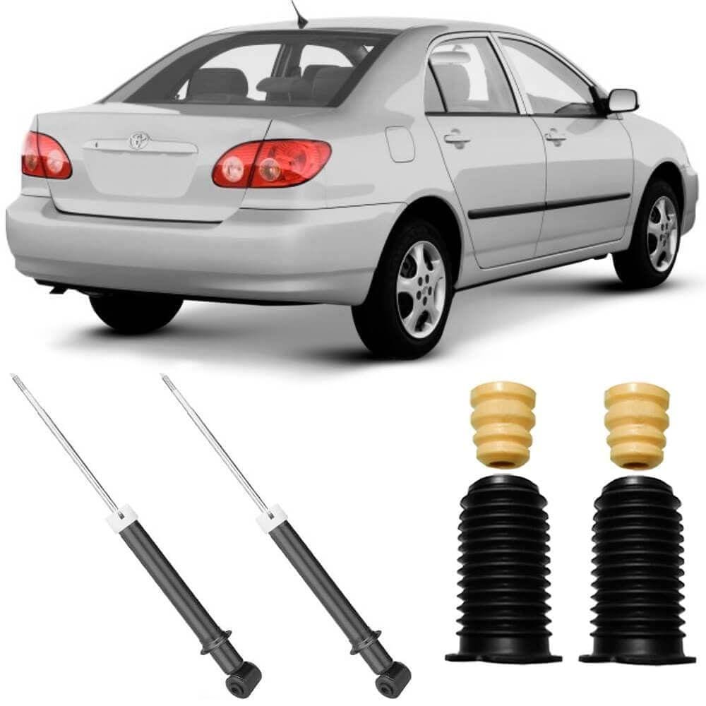 Kit 2 Amortecedor Corolla Traseiro 2002 2003 2004 2005 2006