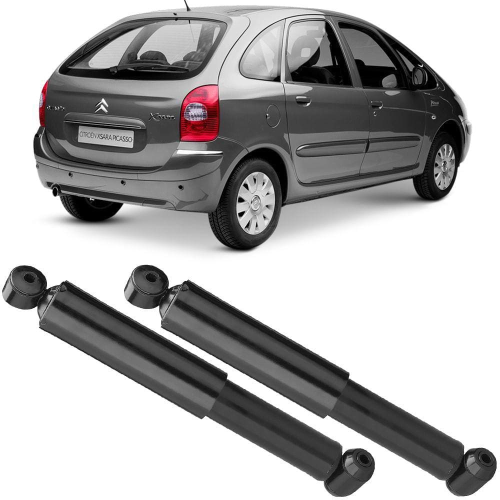 2 Amortecedor Xsara Picasso 2001 A 2012 Traseiro Nakata