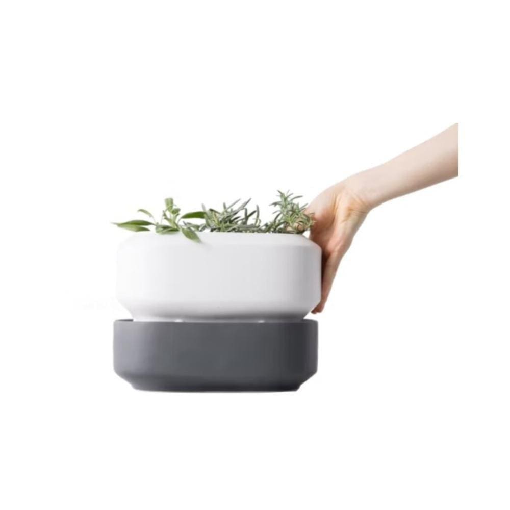 Vaso para Ervas Grande Com Sistema de Auto Regador Chef`n