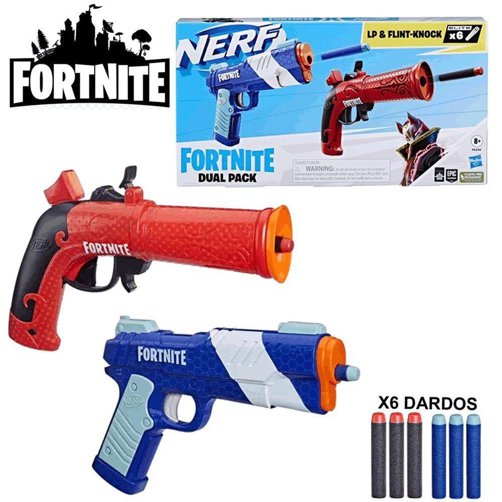 Lançador nerf fortnite heavy sr blasted - hasbro f0929