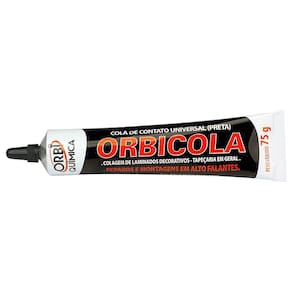 Adesivo Contato Orbicola Preto 75G ORBI Quimica