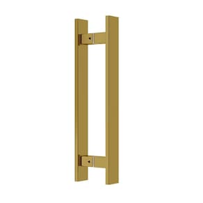 Puxador Porta Dourado Gold Duplo Inox Pivotante Correr Italy