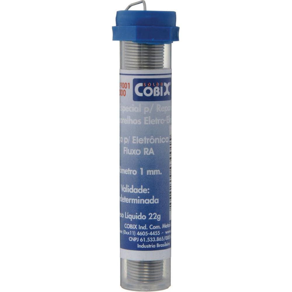 Solda Tubinho Cobix AZUL 22 Gramas