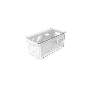 Organizador Clear Fresh Com Cesto 5 Litros Natural