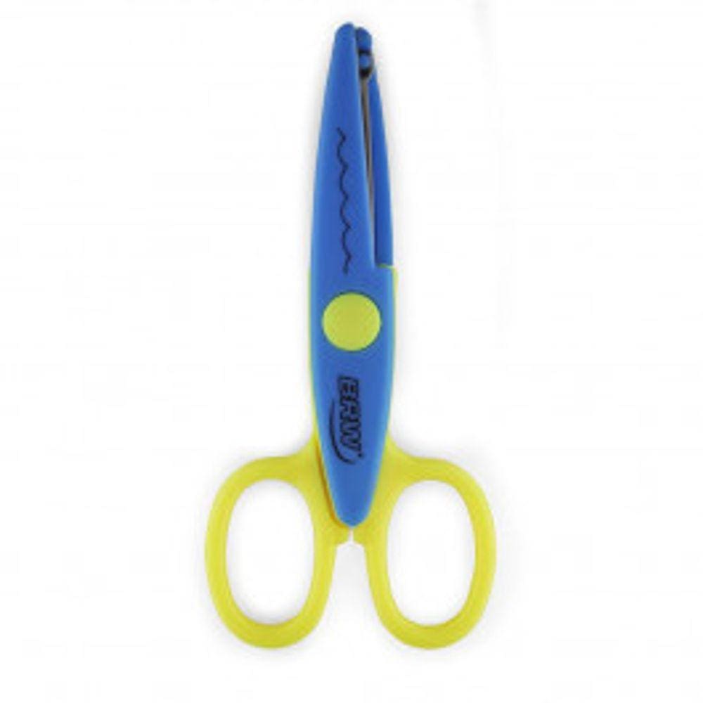 Tesoura Escolar de Picotar 13cm BRW - blister c/ 1un