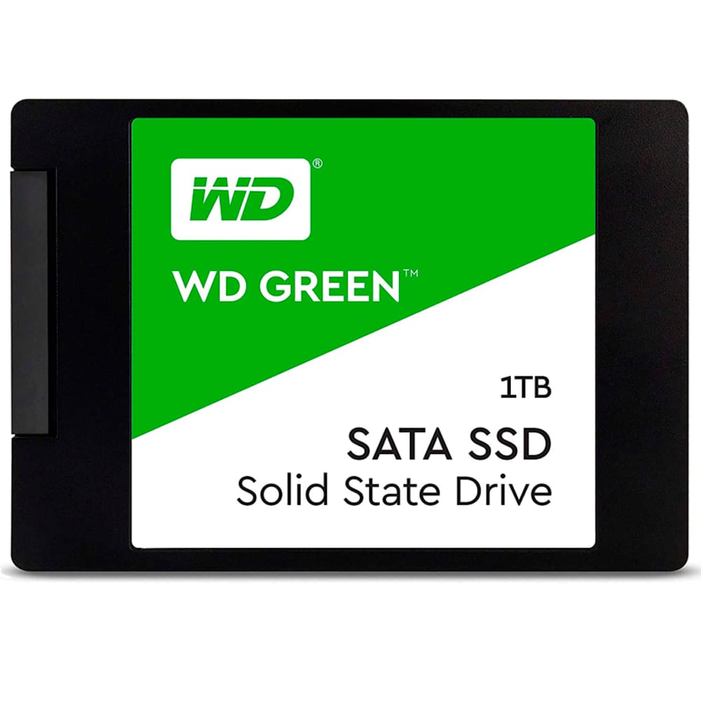 HD SSD WD Green 1TB SATA Leitura 545Mbps Gravação 430Mbps Western Digital WDS100T3G0A