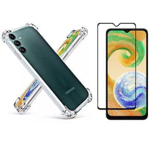 Kit Capa Capinha Para Galaxy A04s Anti Impacto + Película 3d
