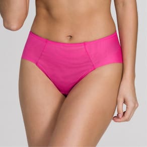 Calcinha Cintura Alta Hot Pant Tule Transparente Coz Alto Star
