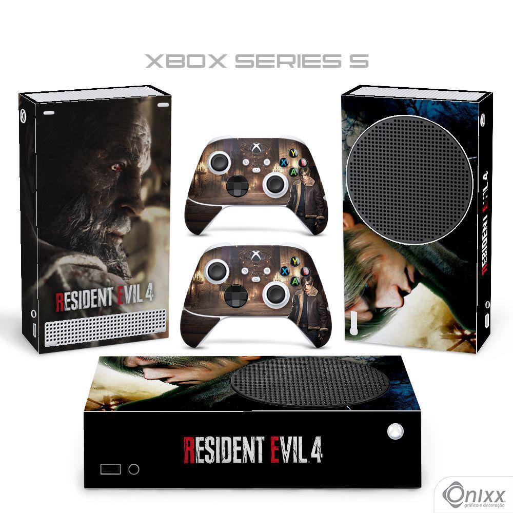 Skin xbox one fat Adesiva Resident Evil 4 Remake em Promoção na