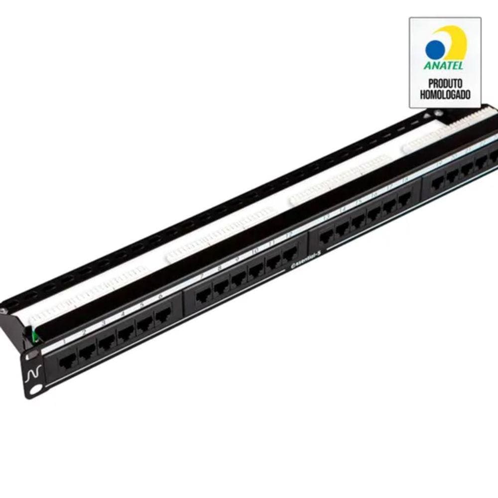 Patch Panel 24 Portas CAT.5E Nexans