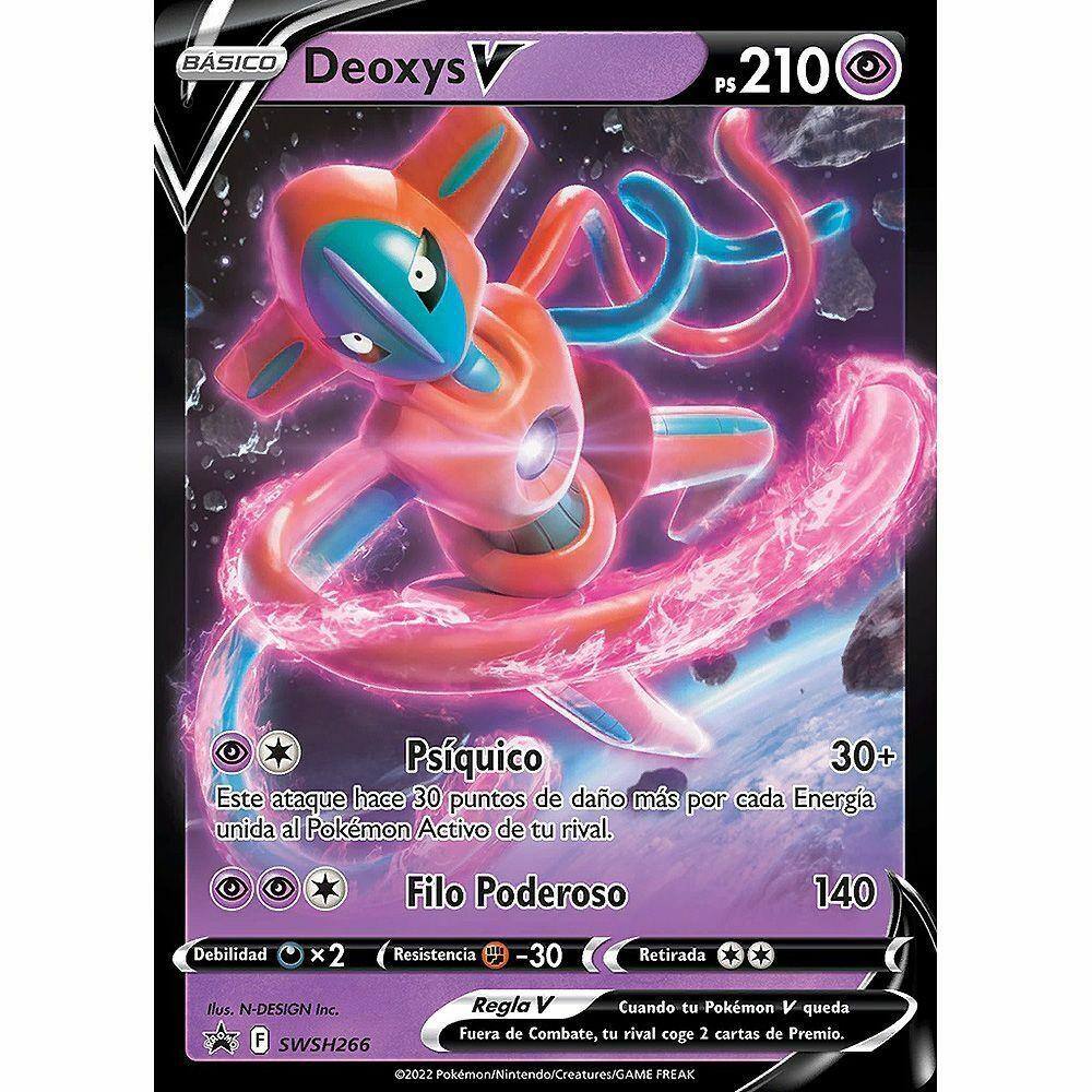 Kit 2 Decks Pokémon Cartas Baralho Batalha Deoxys Zeraora V