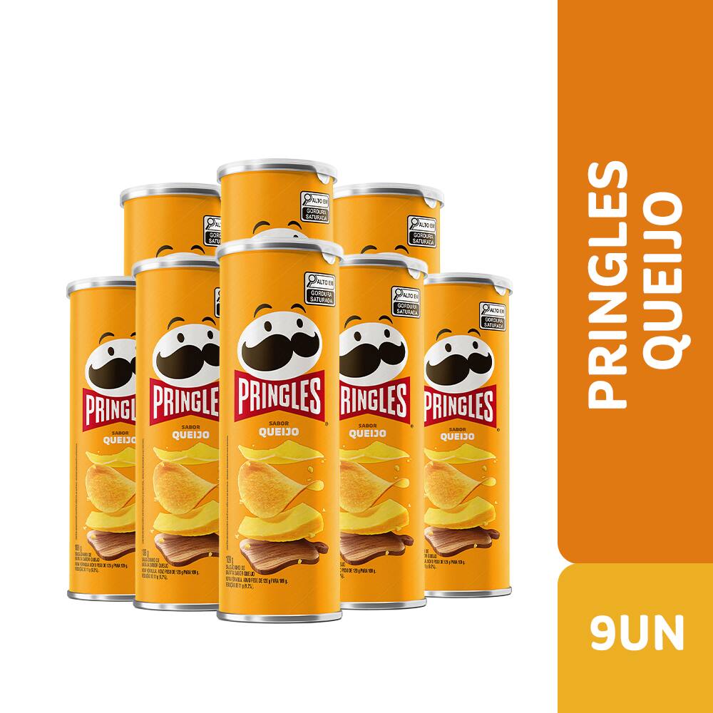 9 Unidades — Combo Batata Pringles Queijo 