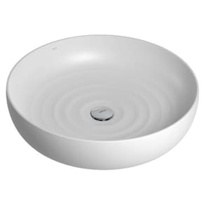 Cuba Redonda De Apoio 50Cm Deca Gota Branco Fosco L.12050.Gt.16