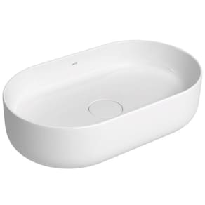 Cuba Oval De Apoio 50Cm Deca Slim Branco L.14050.17