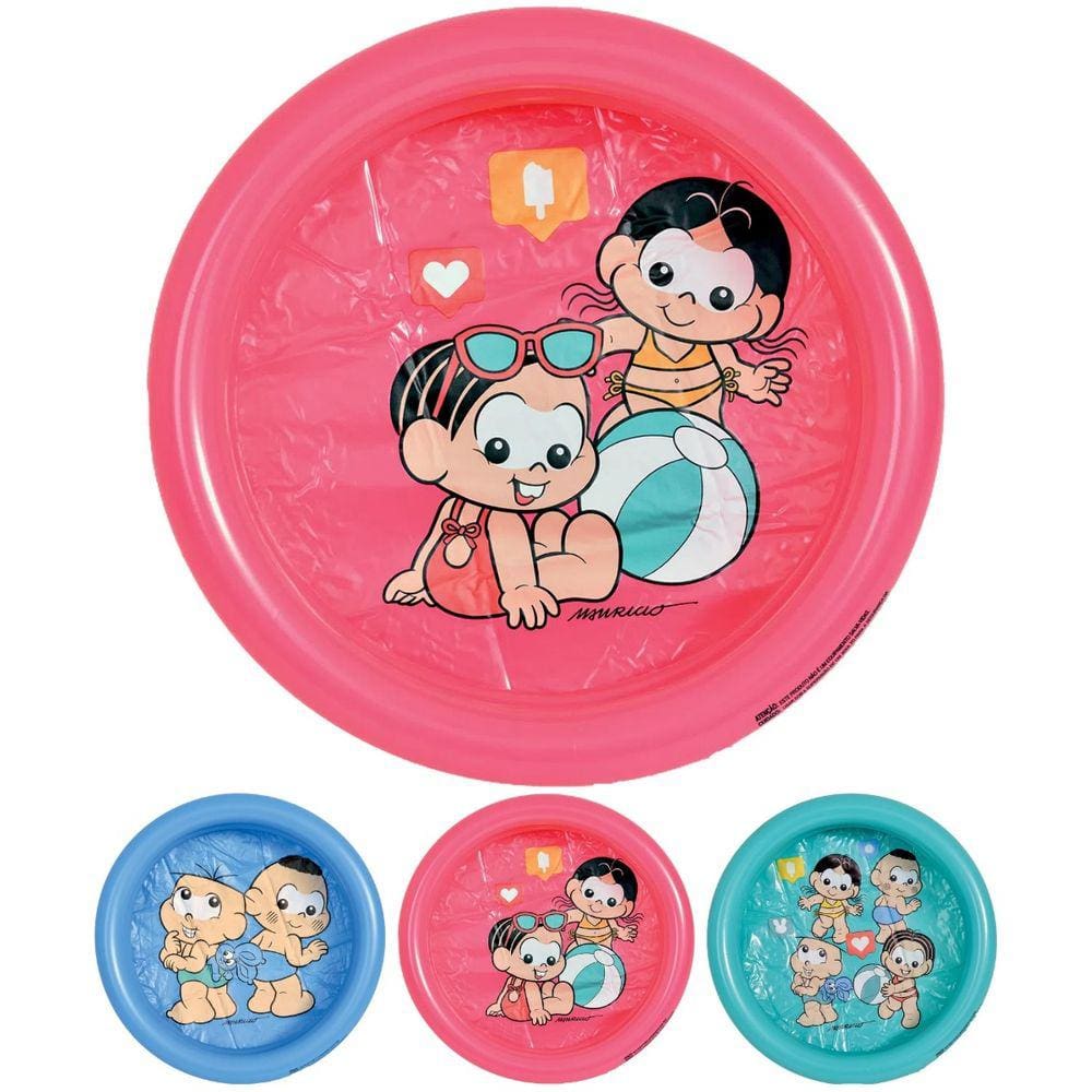 Piscina Inflavel Banheira Infantil Turma Da Monica Baby 61cm