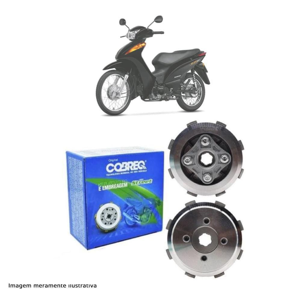 Kit Embreagem Cobreq Honda Biz 100 2012 até 2015