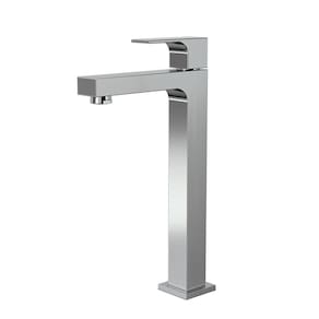 Torneira De Mesa Bica Alta Para Lavatorio Fani Retta Cromada 1310 C330