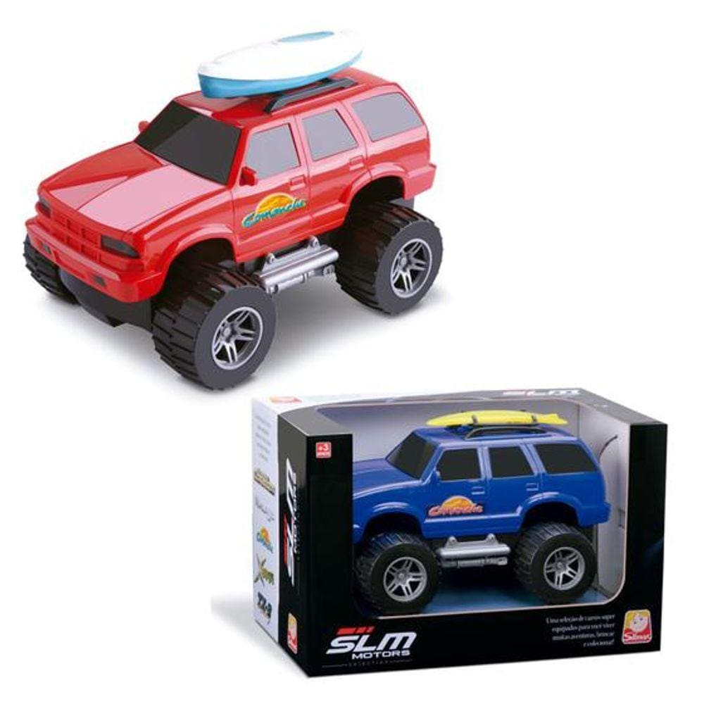 Carrinho de Brinquedo Comanche Com Caiaque da Silmar Ref 6062