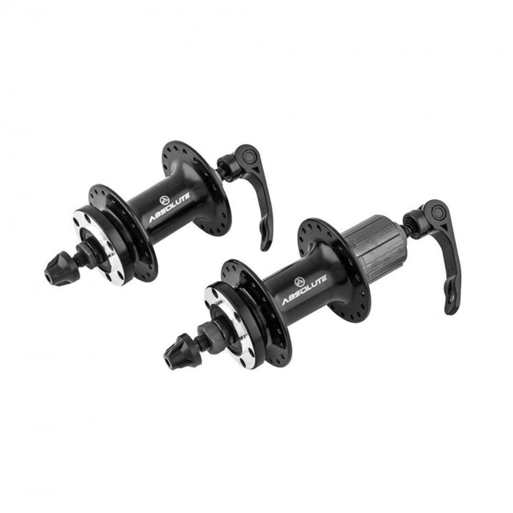 Kit 2 Cubos Traseiro e Dianteiro 36 Furos Blocagem Bicicleta Mtb Freio a Disco Nero Absolute
