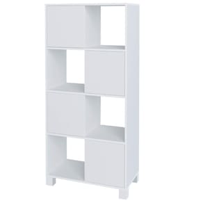 Armário Multiuso 02 Portas Com Nichos Wally Branco A02