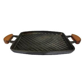 Chapa Bifeteira Grill Antiaderente Alça 31x24cm e Espátula