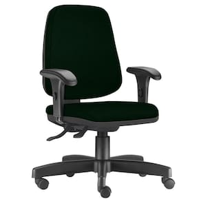 Cadeira Giratória Job Diretor Executiva Crepe Verde Musgo
