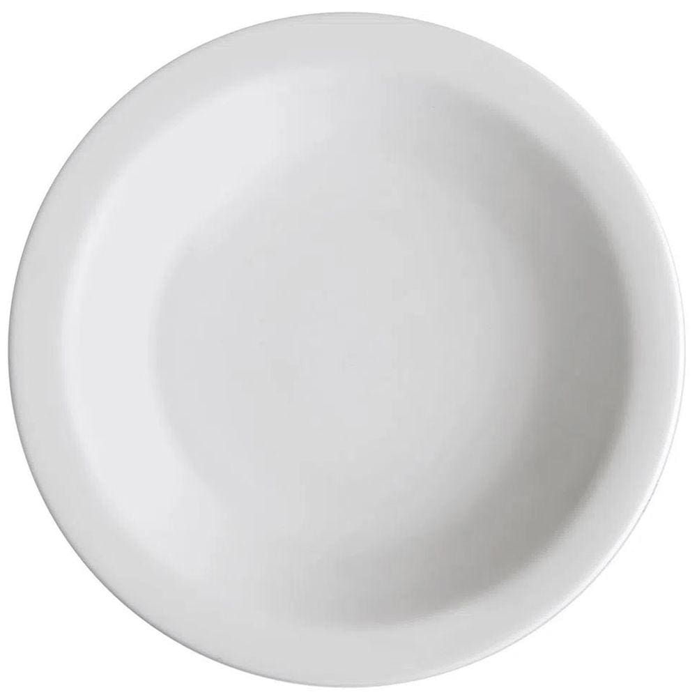 Prato Fundo de Porcelana 21,5cm Classe Única Iguaçu Germer Branco