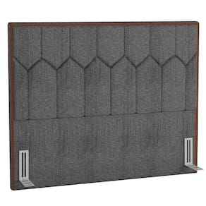 Cabeceira Cama Box Casal Queen 160Cm Órion P02 Linho Cinza