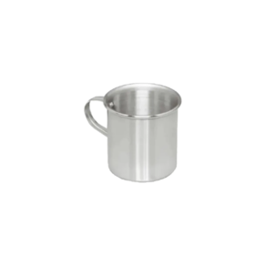 Caneca Escolar Alumínio Fundido Resistente Com Alça 300ml