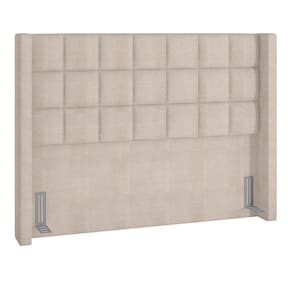Cabeceira Cama Box Casal Queen 160Cm Pisa P02 Linho Bege Cru