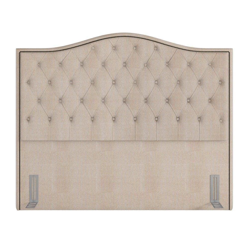 Cabeceira Casal 140Cm Siena P02 Linho Bege Cru - Mpozenato