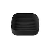 Cesto para  Air Fryer Lavavel Quadrada Silicone  Preta 21cm. UnyHome